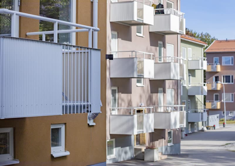 Balustrades open balconies from Balco