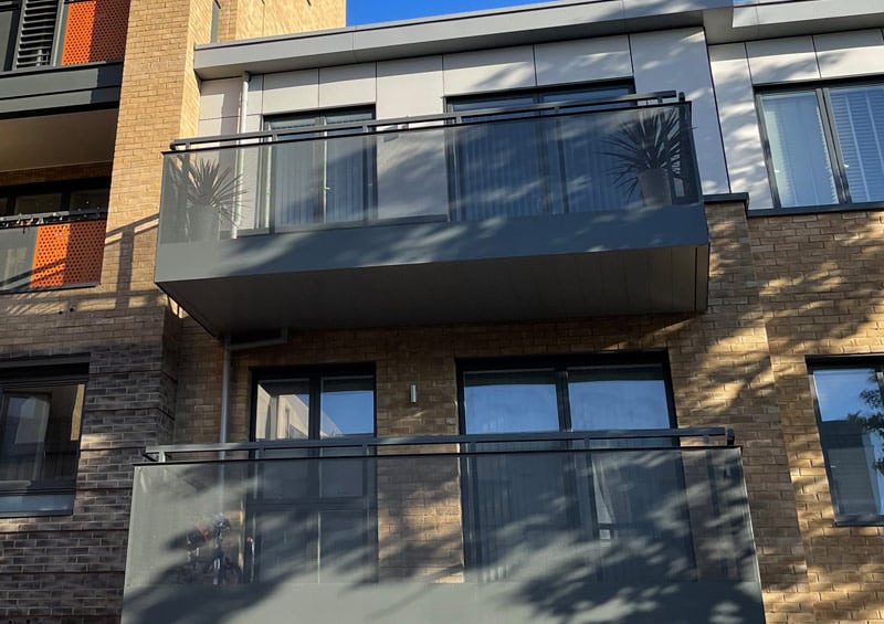 Balustrades open balconies from Balco