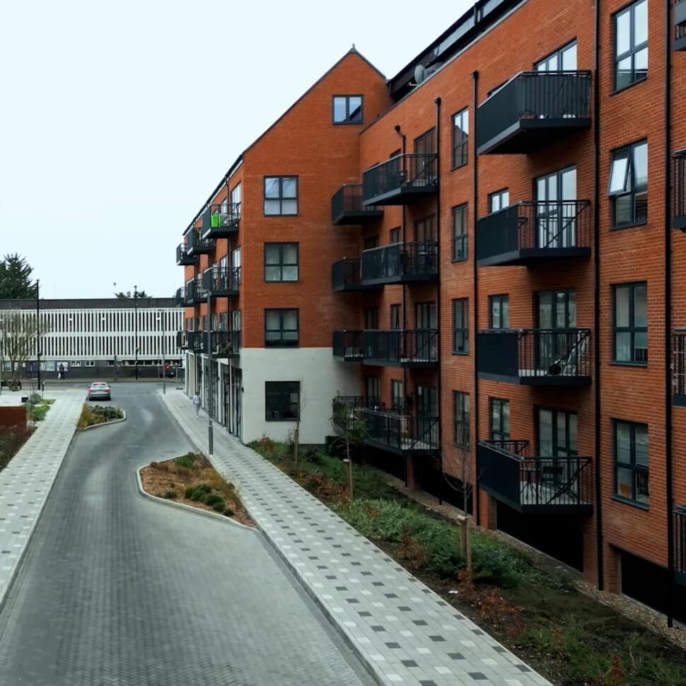 Church Road in Ashford, Surry. Balco Balconies