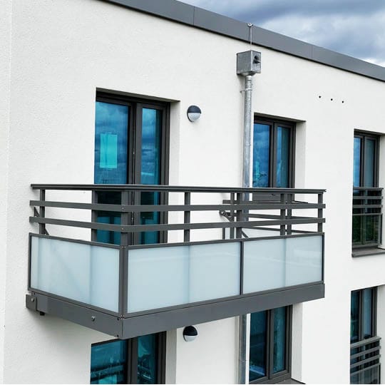 Balco AluTwo balconies for new build
