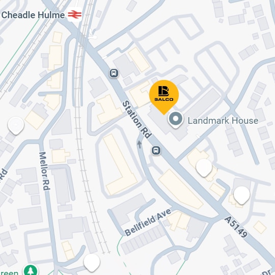 Balco opens new office in Stockport, Greater Manchester. Don’t hesitate to contact our team in Stockport or schedule a personal meeting 
